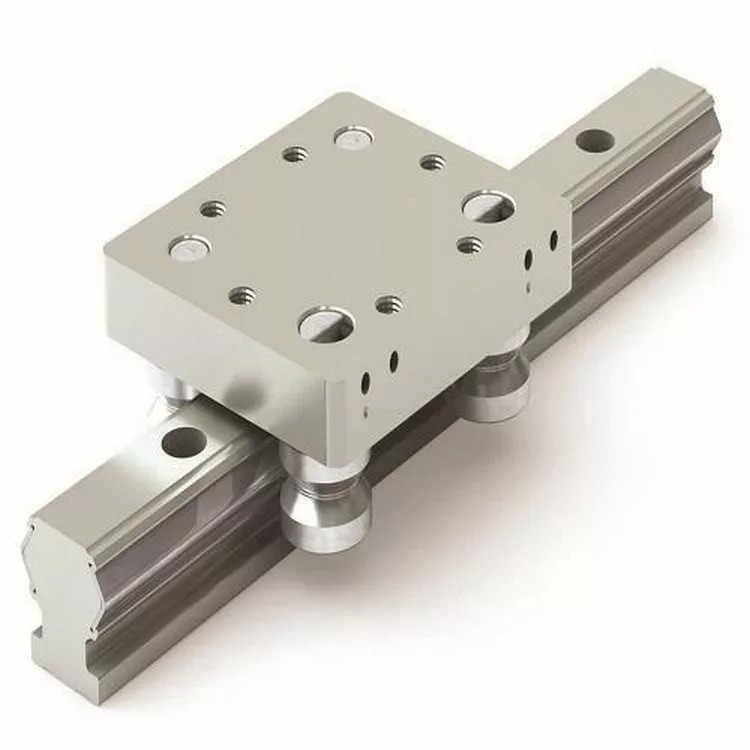 Aluminum KR60 CNC Machining Parts Manual Linear Guides 300mm Ball Screw SFU1605 Sliding Table With Hand Wheel