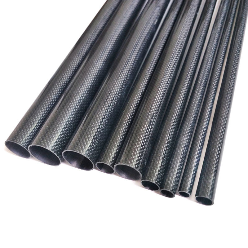 Lightweight Plain Roll Wrapped Carbon Fiber Tube Corrosion Resistant