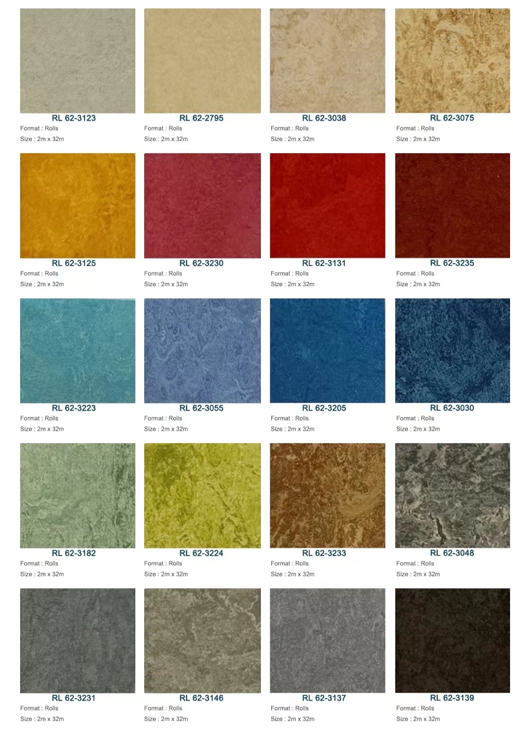 Airport Sheet Linoleum Flooring Linseed Oil / Rosin Coated Grey Lino Flooring