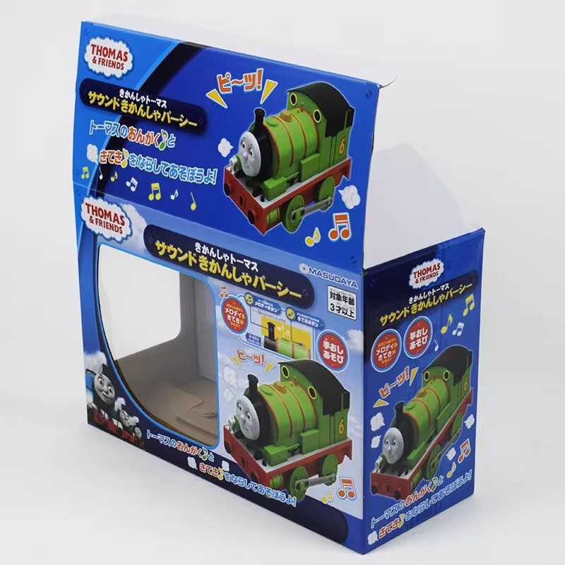 Fold Toy Cardboard Packaging Box Transparent Window Corrugated Cardboard Shipping Box