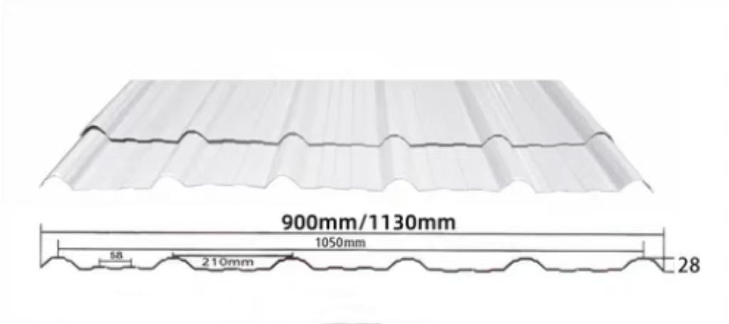 Durable 1.3-3.0mm Thickness PVC Roof Tiles Lifetime Warranty Plastic Product Category