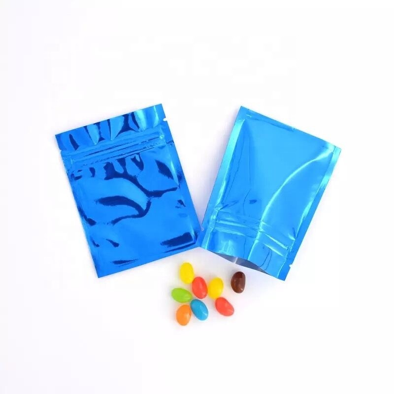 Holographic 20x30cm Aluminum Foil Bag Resealable For Cosmetic