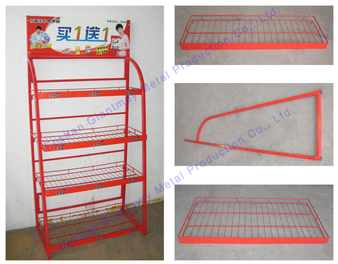 Store Stand Bread Shelf for Sale Basket Display Rack