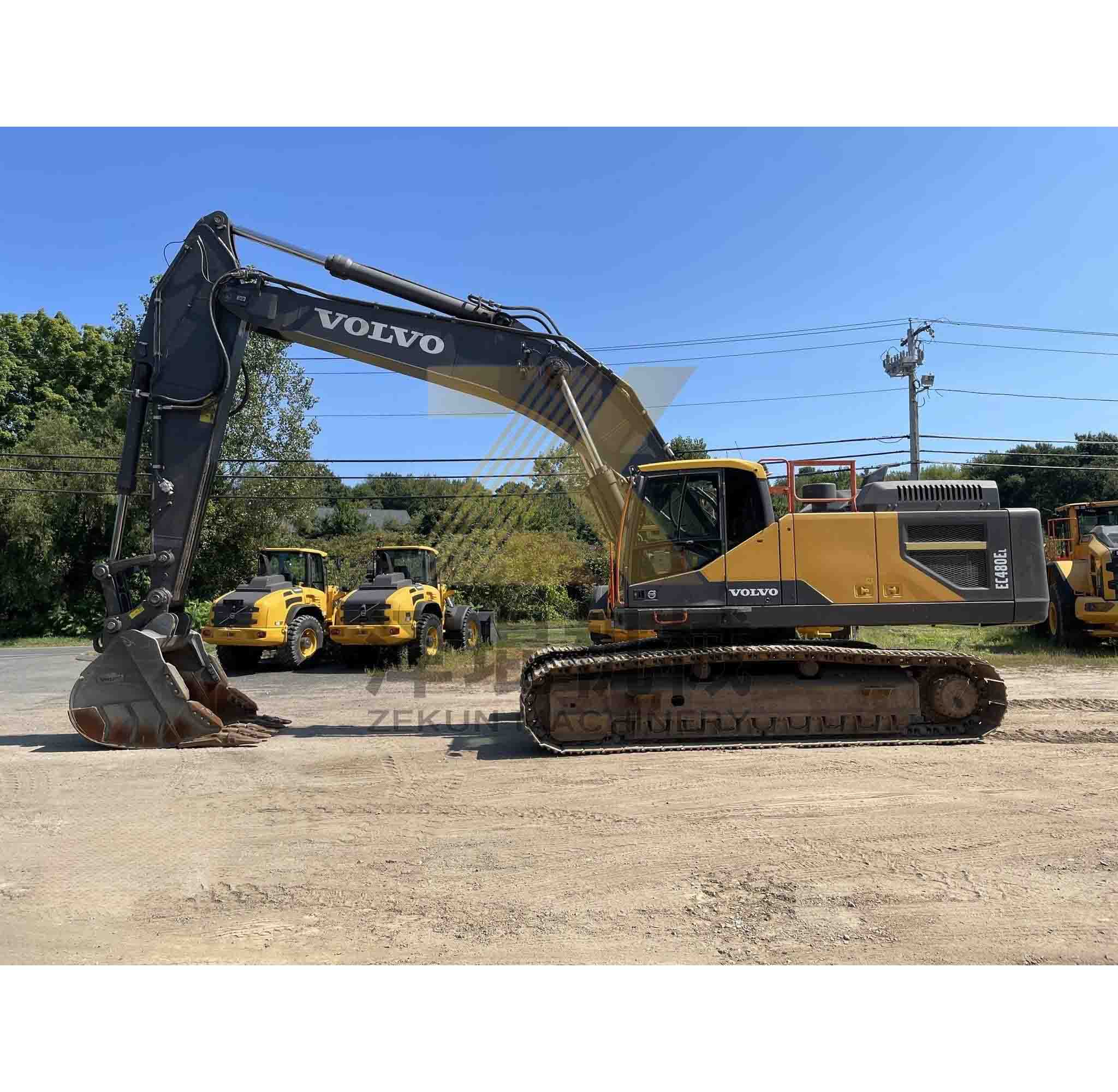 Used Volvo EC480dl Excavator in Excellent Condition with Other Hydraulic Cylinder and 1024 Working Hours