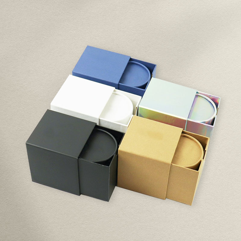 Colorful Rigiding Paper Kraft Scented Candle Packaging Subscription Box Customized