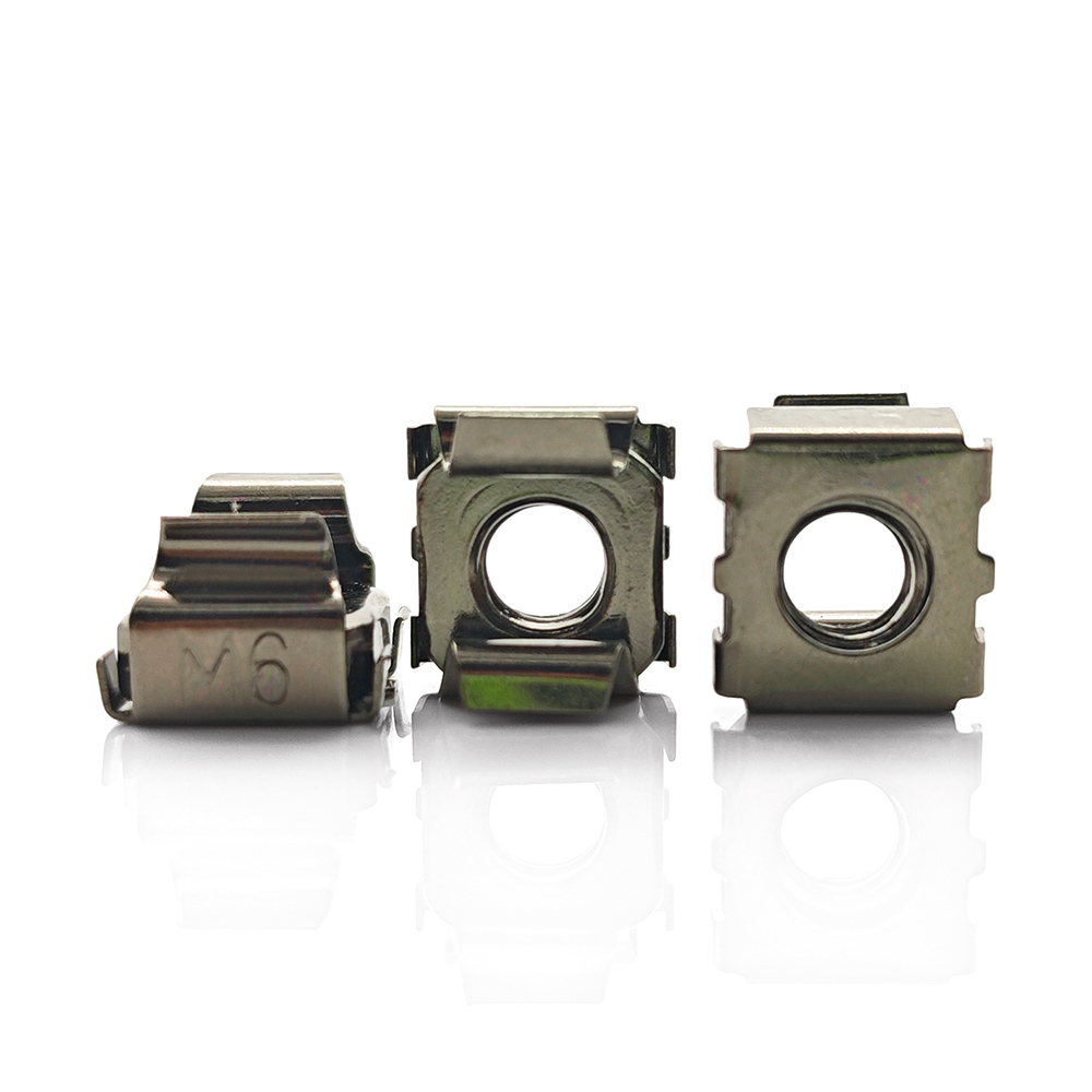 Natural Finish M6 Cage Nut Metric Metal Nut For Motors Building Decoration