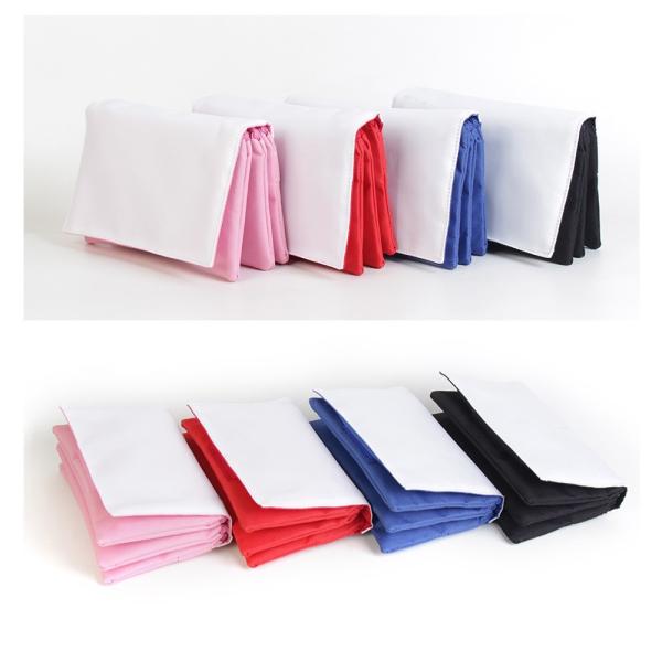 Three Layers Flip Stationery Storage Bag Blank Sublimation Cosmetic Clutch