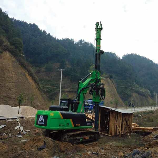 Highway Construction Hydraulic Rig Piling Max. Drilling Depth 24m Max. Drilling Diameter 1200mm High Stability Low Cost