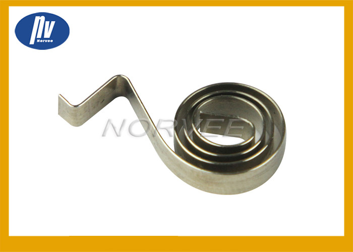 Stainless Steel 301 Industrial Torsion Spring , Spiral Power Spring For Motor