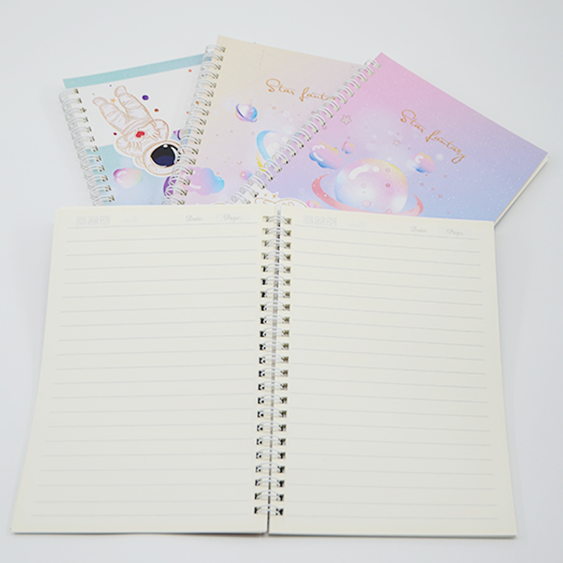 Customized School Student Environmentally Spiral Hardcover Nurses Notebook Professional Notebook Journal