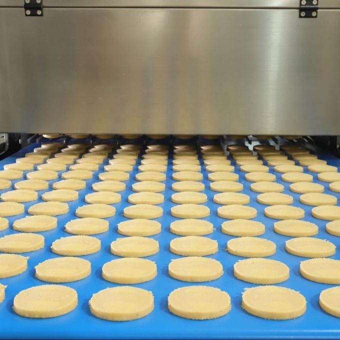 Functional Small Biscuit Making Machine/PLC Tray Type Biscuit Cookie Machine