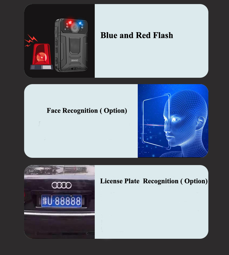 Security Police Pocket Camera , IR Night Vision Body Camera 140 Degree Angle