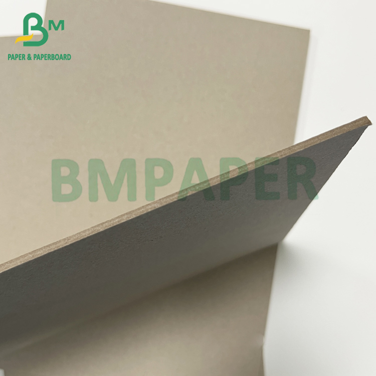 1300gsm Hard & High Folding Strength Laminated Grey ChipBoard For Storage Box