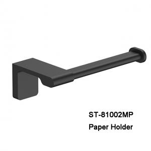 Buy cheap Stainless steel good quality Wall Mounting Paper Holder Toilet Paper Roll Holder Black Color product