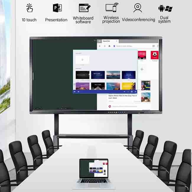 IFPD 85 Inch Smart Board Interactive Touch Whiteboard With Stylus Pen
