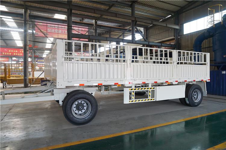 3 Axle Fence Livestock Drawbar Trailer for Sale-CIMC Manufacturer