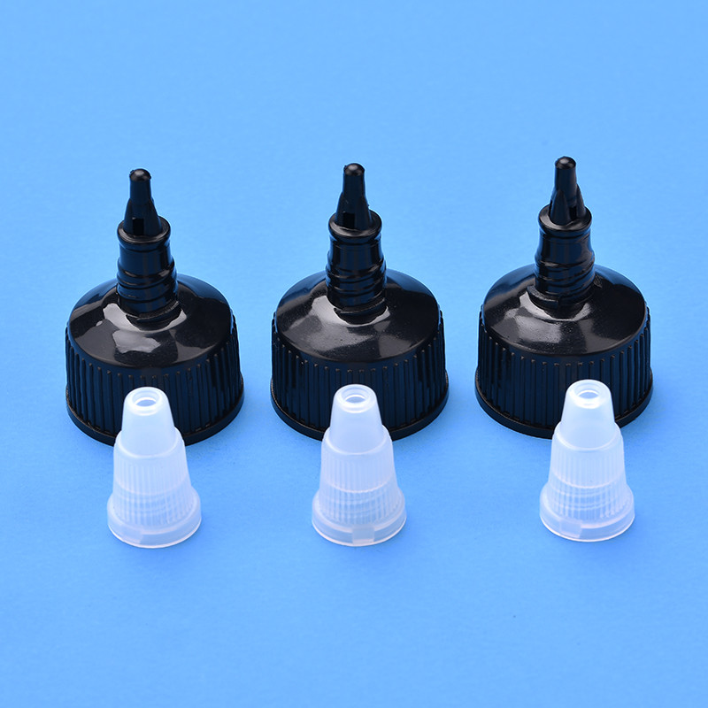 20mm Polypropylene Lid , Ribbed Closure Squeeze Bottle Cap