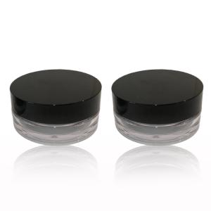 Round ABS / PP Empty Loose Powder Case Private LOGO Lightweight