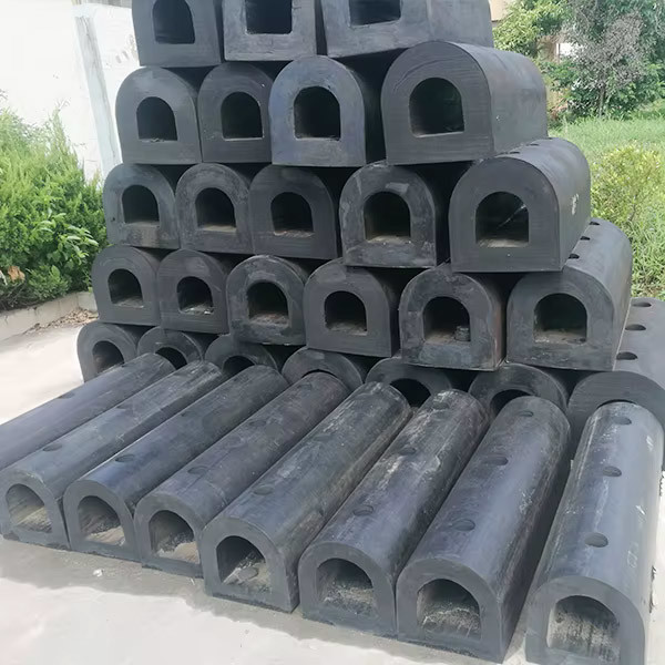 Dock Rubber Fender High Impact Resistance D Type Fenders for Cargo Terminals