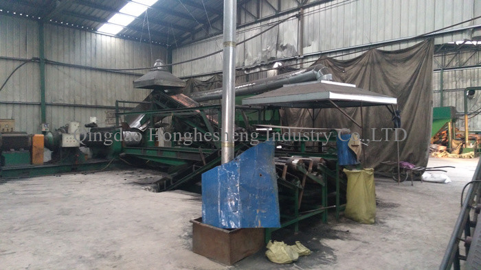 XKP-450 Tire Cracker Mill / Rubber Crusher For Reclaimed Rubber Production / Waste Tire Recycling Machine