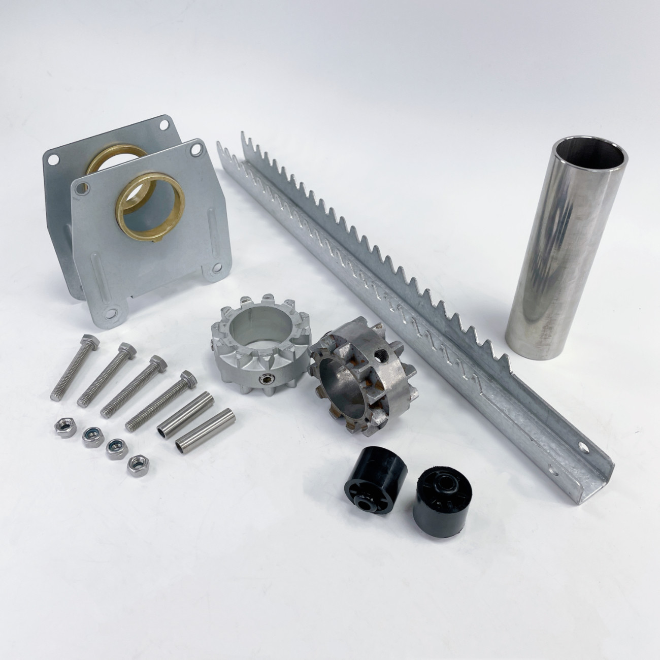 Solar Motor Greenhouse CNC Machining Parts Precision Casting Galvanized Steel Gear System