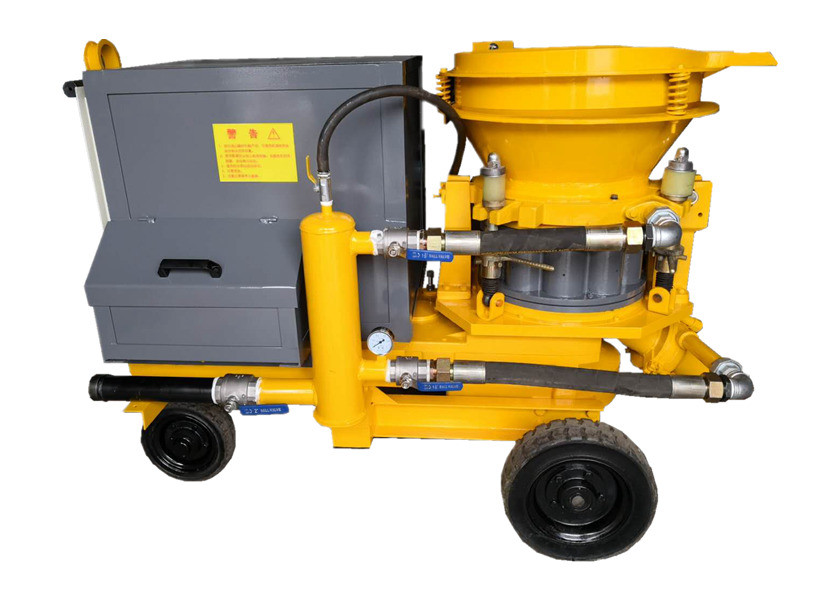 Electric Dry Mix Shotcrete Machine Air Compressor Mini Shotcrete Machine