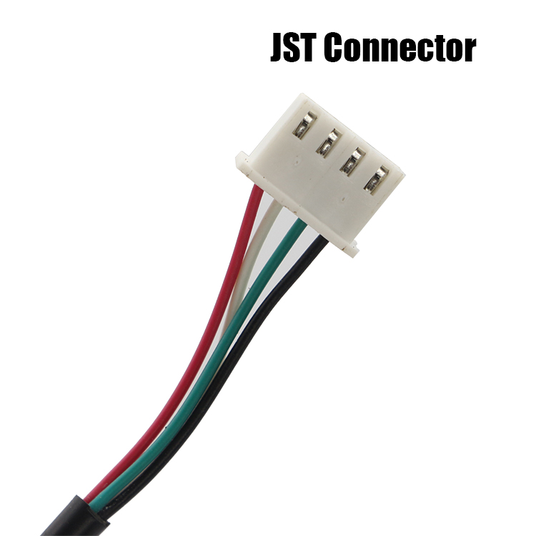 Custom Screw Locking Stud Female Panel Mount USB 2.0 Type A to JST XH PH SH Assembly Cable