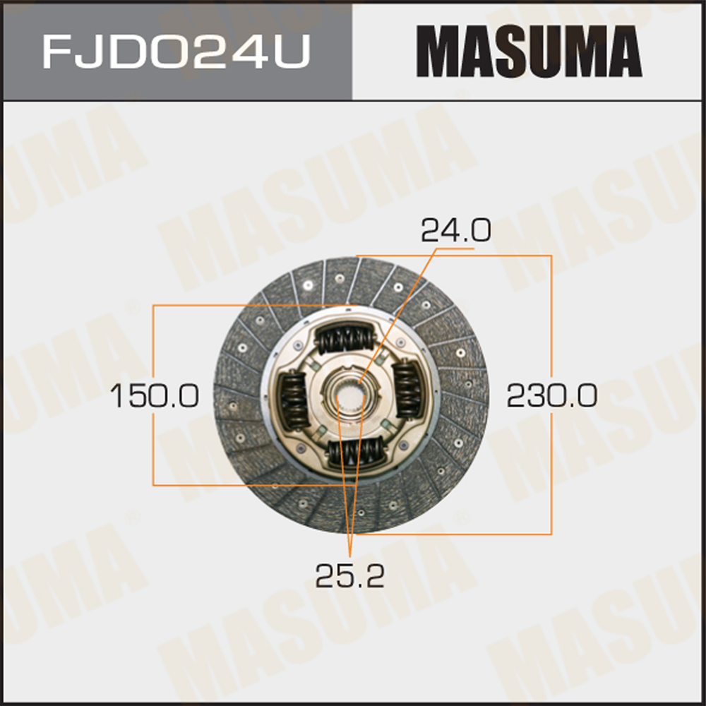 Auto Brake Systems Clutch Disc for MITSUBISHI MASUMA FJD024U Repair Component Plate