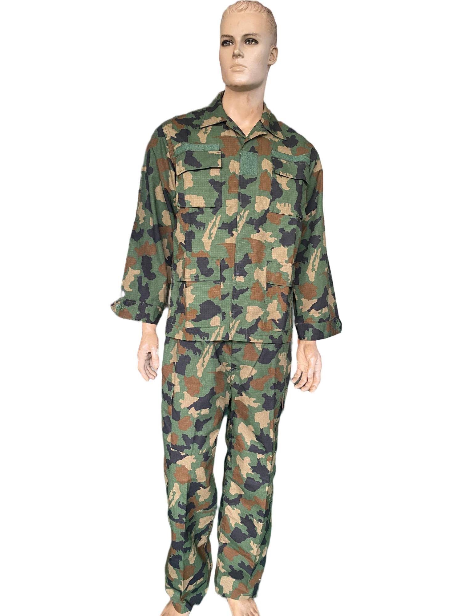 BDU Military Uniform Work Suit For Outdoor Operations Special And Breathable Polyester Cotton Fabric