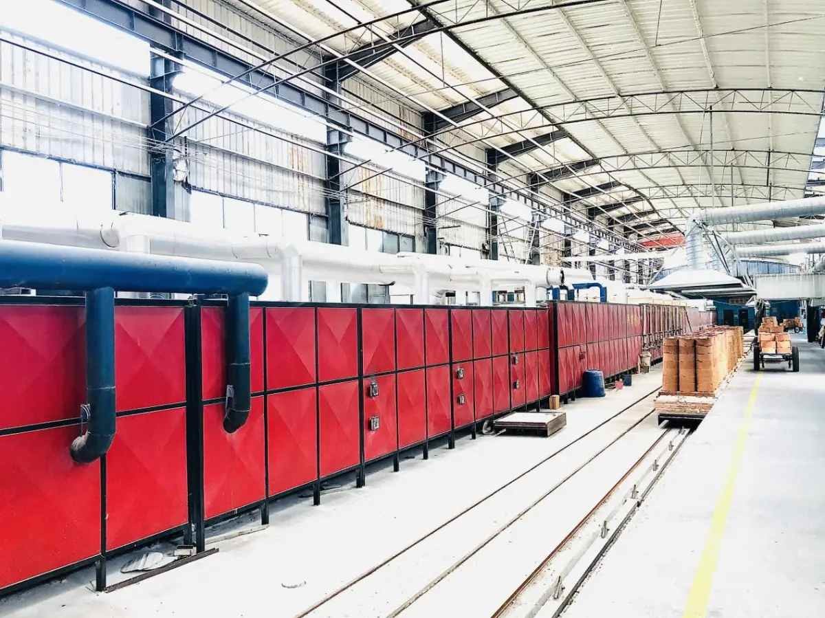 High Temperature Tunnel Kiln Drying Equipment Fired Hollow Red Brick Machine