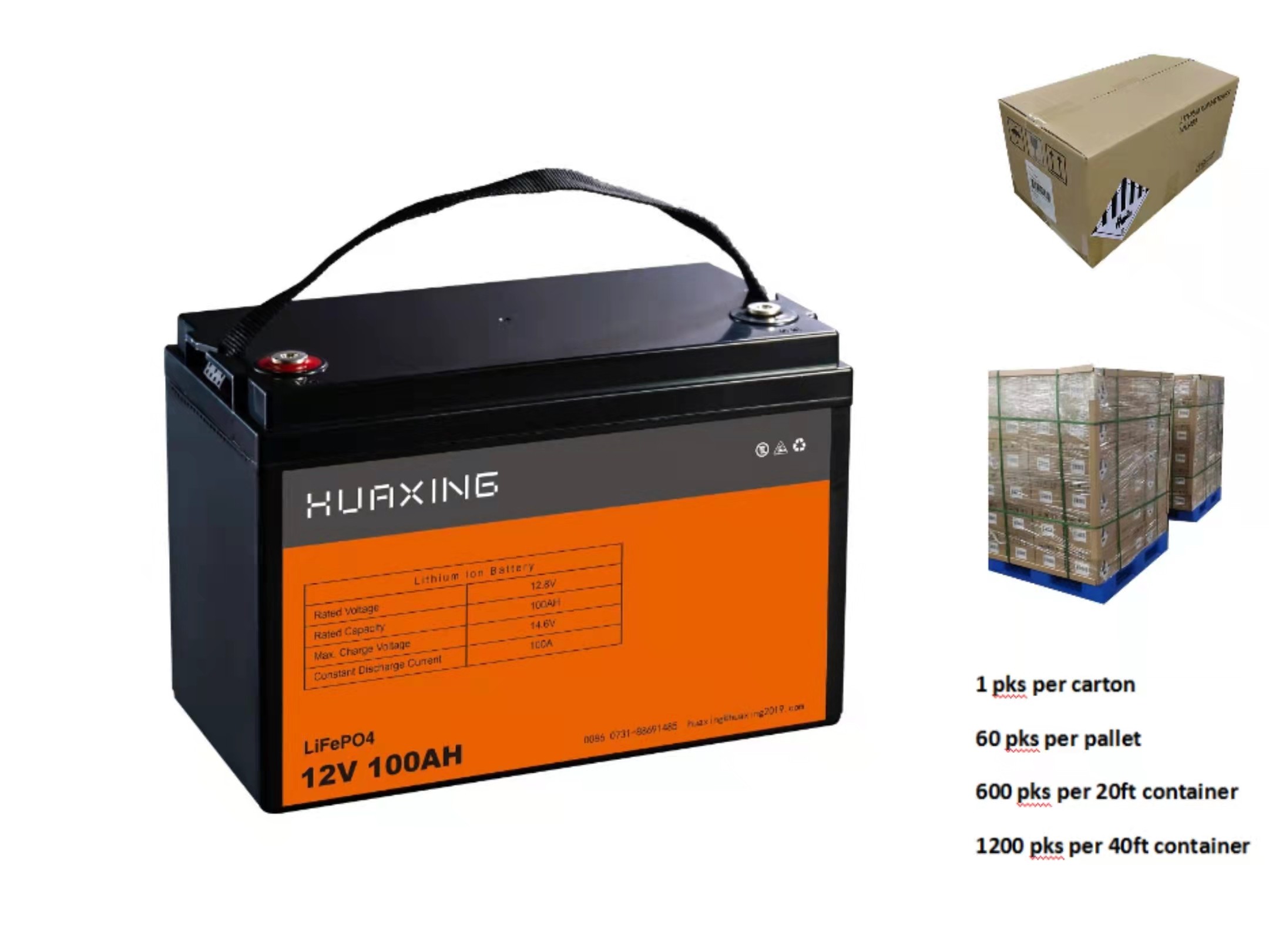 Graphite 12V LiFePO4 Batteries 100ah Lithium Iron With Smart BMS