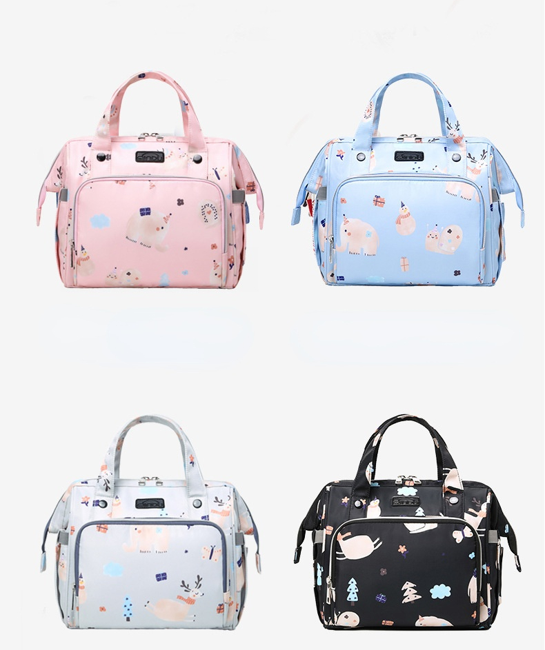 Fashion Large Maternity Multifunctional Diaper Bag Waterproof Travel Shoulder Handbag for Mom