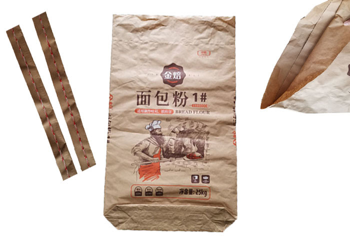 25kg Sewn Open Mouth Multiwall Paper Bags