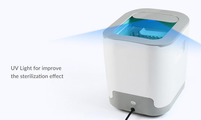 1.3L 50W Portable Ultrasonic Fruit And Vegetable Cleaner UV Light For Sterilization