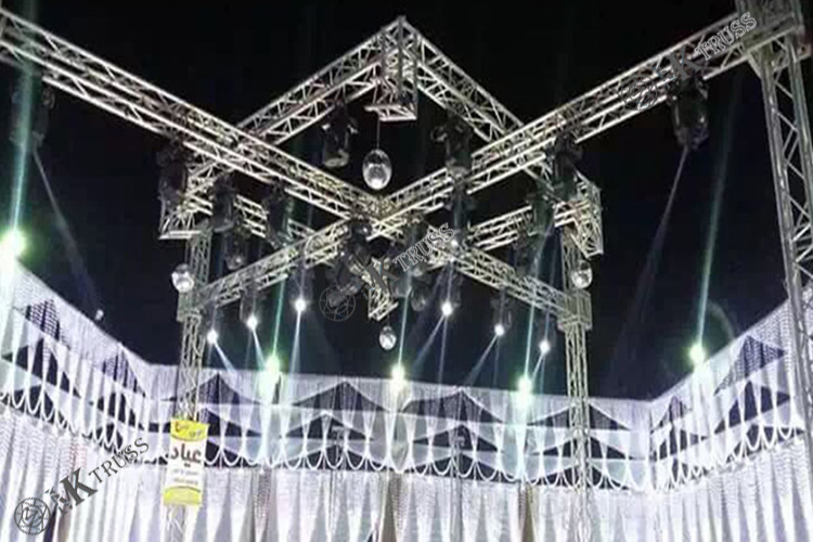 Light Weight Aluminum Mobile Mini Trusses Stand Pipe And Drape for Exhibition Partner