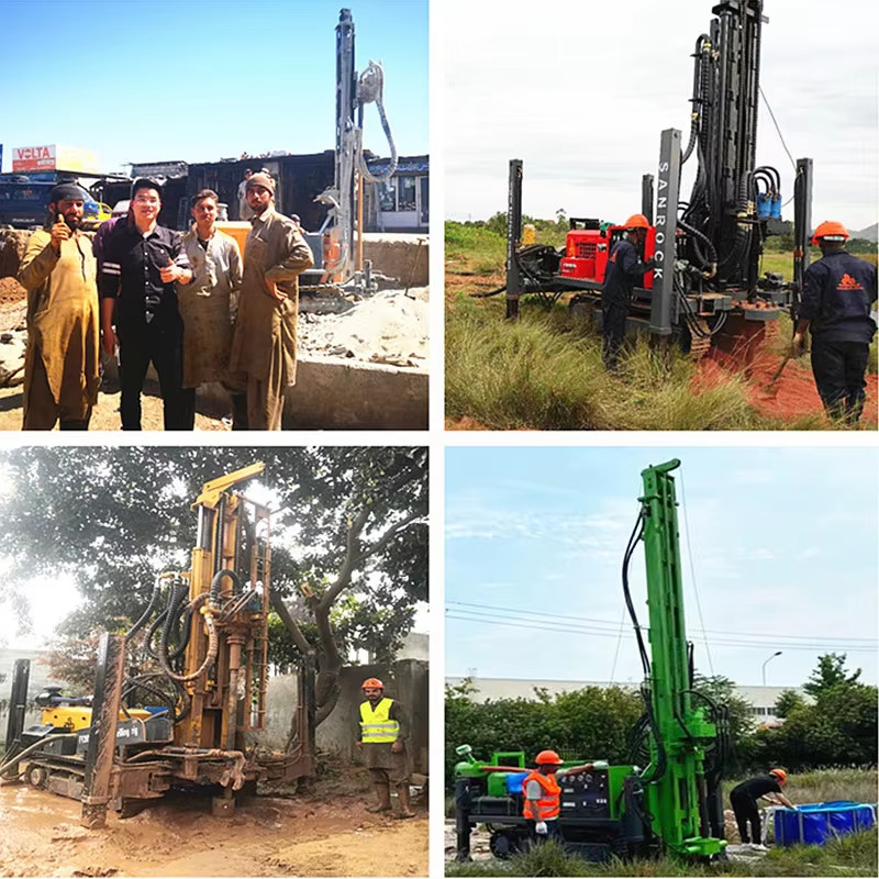 700m Deep Water Well Drilling Rig Hydraulic Well Drilling Rig Machine Portable CUMMINS Engine
