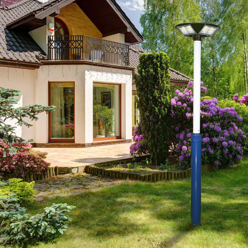 300w Ip65 LED Garden Light Fixtures Abs Housing Solar Garden Lamp With Pole