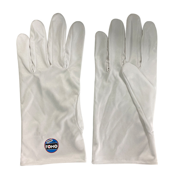 Customized Logo Reusable Lint Free Washable Microfiber Gloves For Screen