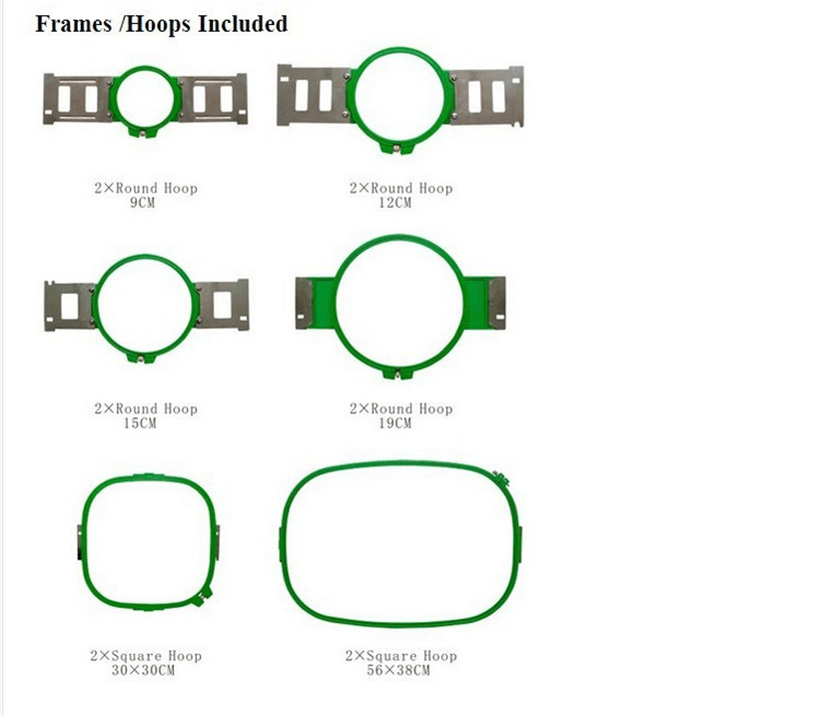 2 Heads computerized embroidery machine suitable for logo embroidery T-shirt cap and jacket