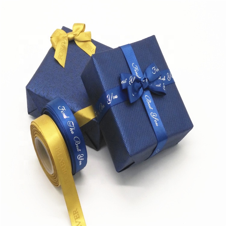 Customized Decorative Ribbon Bow Multi Color 100% Polyester Material 16MM