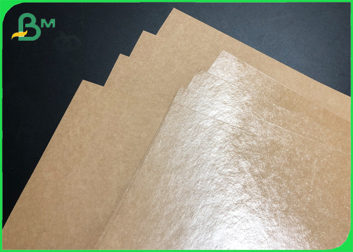 Tear Resistant Greaseproof 230g + 10g PE Coated Kraft Paper For Making Fried Food Boxes