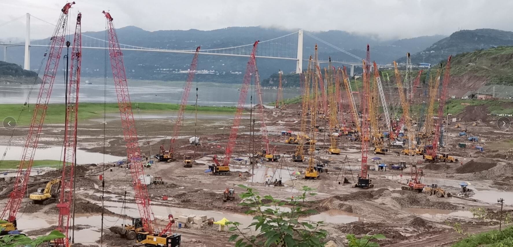 180 Kw Bvem Vibro Piling Contractors For Ground Improvement Foundation