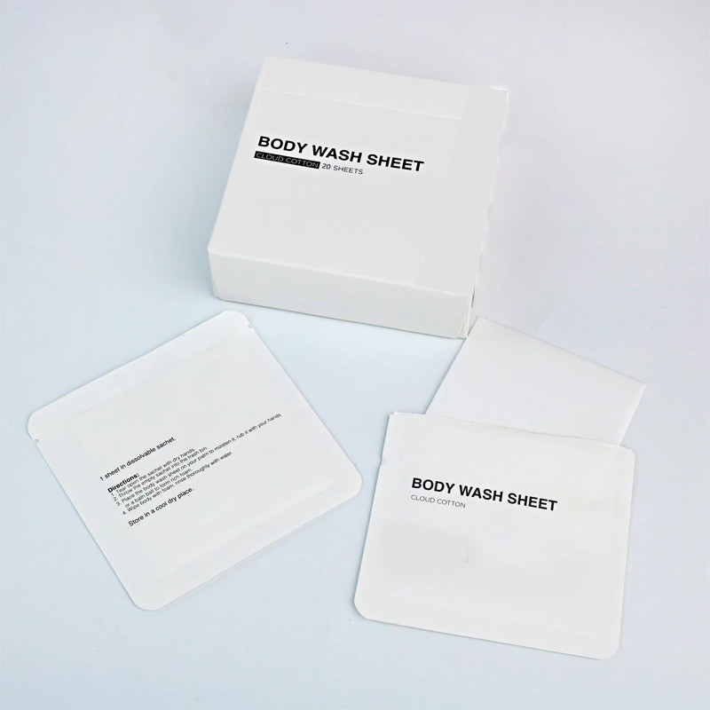 Easy Preparation Dry Soap Sheets Natural Fragrance Portable And Lightweight