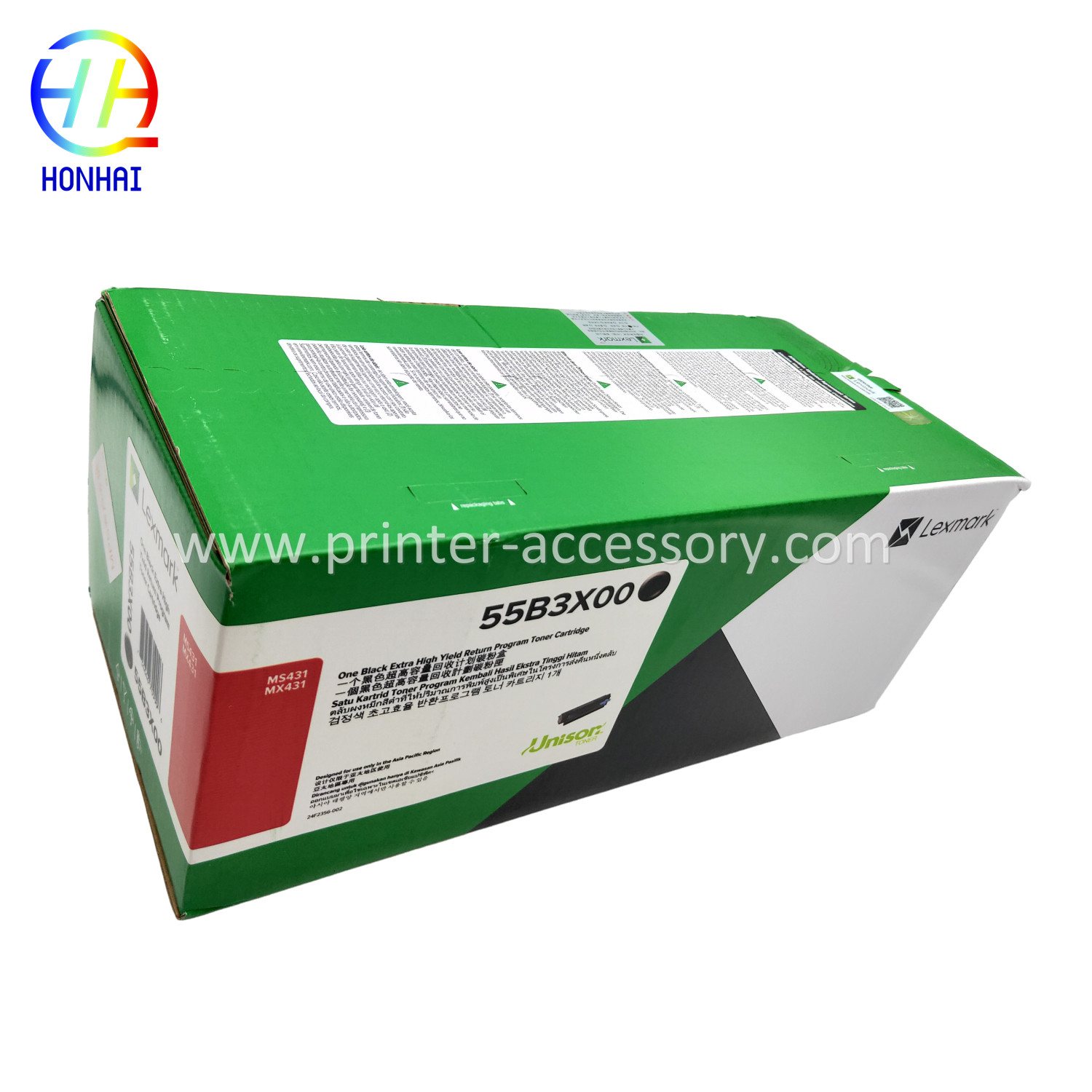 Original New Toner Cartridge For Lexmark 55B3X00 MX431dn Printer Toner Cartridge Extra High Yield
