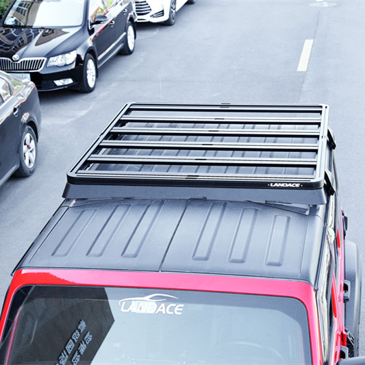 Jeep Wrangler Roof Rack 4 Runner Black Car Roof Luggage Carrier 1500*1425*55mm