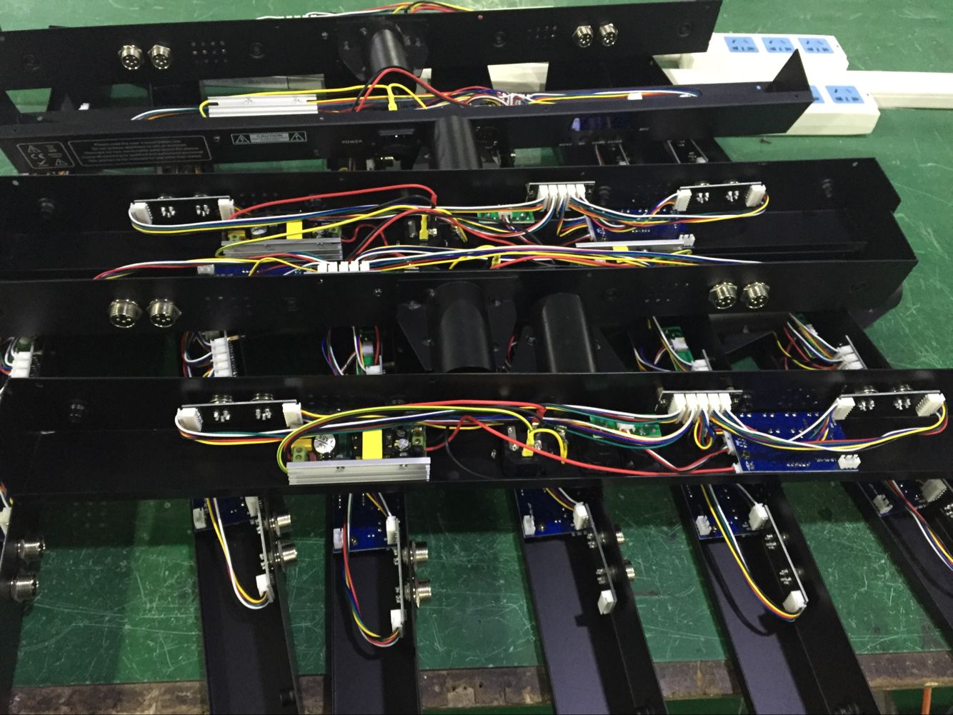 4*12PCS 1W RGBW / 3in1 RGB LED Par Light with Remote, Sound, DMX512, Master/Slave