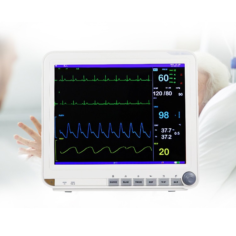 6 Para Multi Parameter Patient Monitor With 15 Inch Large Screen