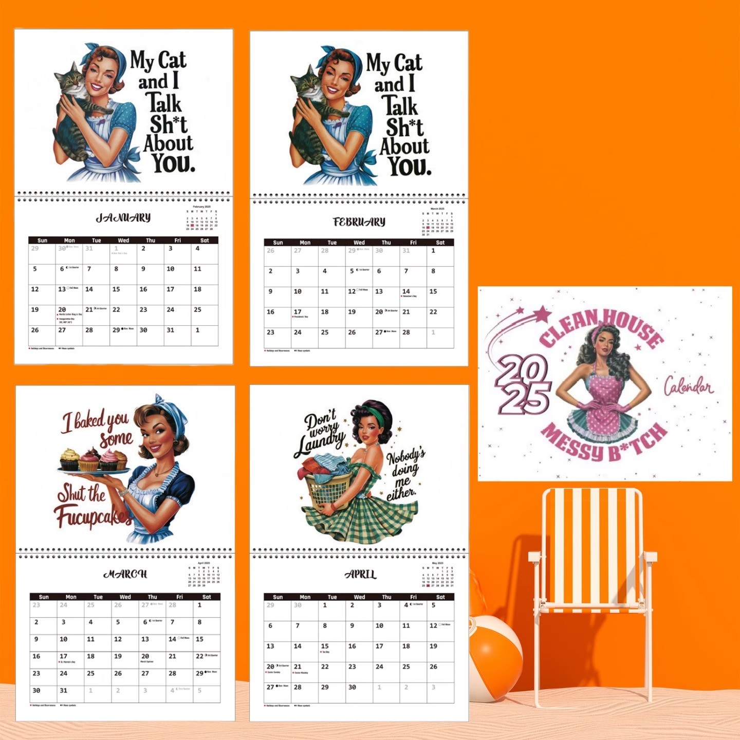 Organize Your Business with Paper Custom Wall Calendars in Monthly View Layout