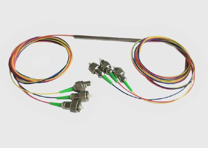 No Connectors MxN Steel Tube Single Mode FBT Fiber Coupler
