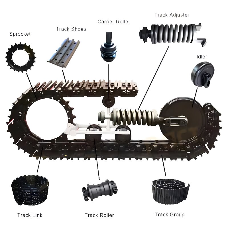 TD40 Track Roller Bulldozer Bottom Track Rollers CR6088/CR6089 For Undercarriage Parts 395-14-0210 395-14-0213